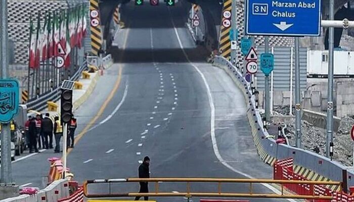 چالوس از ساعت ۱۴ امروز بسته شد