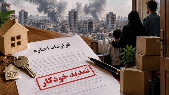 تمدید خودکار اجاره نامه‌ها و ممنوعیت تخلیه مستأجران در شرایط جنگی