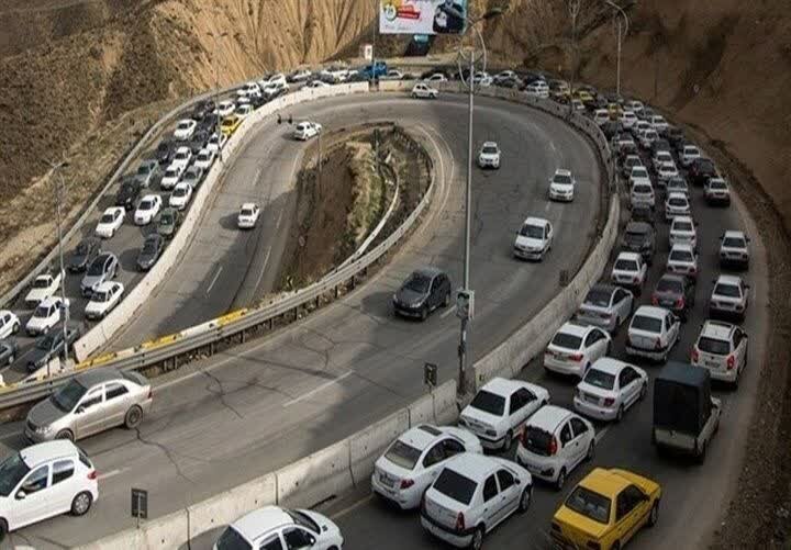 ترافیک سنگین در هراز و چالوس