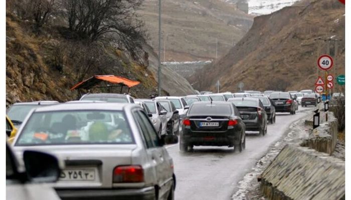 ترافیک سنگین در چالوس و هراز