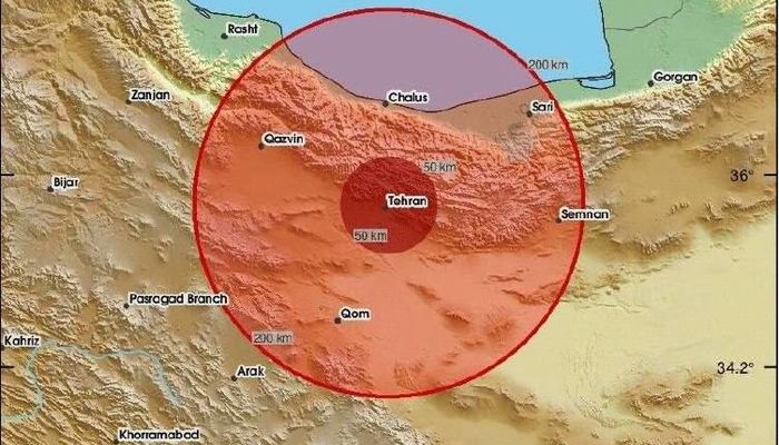 زلزله تهران را لرزاند/ جرئیات شدت