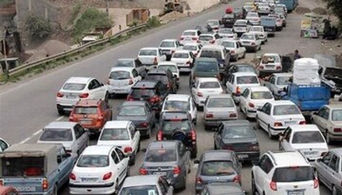 ترافیک نیمه‌سنگین در محورهای ورودی تهران