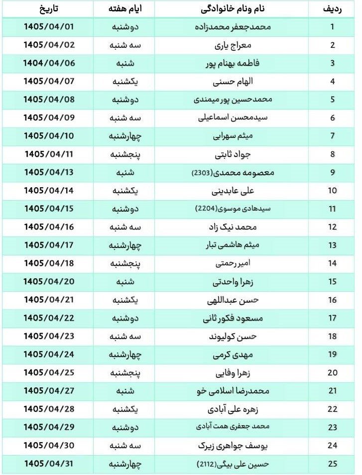 اعلام اسامی وکلای مشاور مستقر در کانون وکلای قم