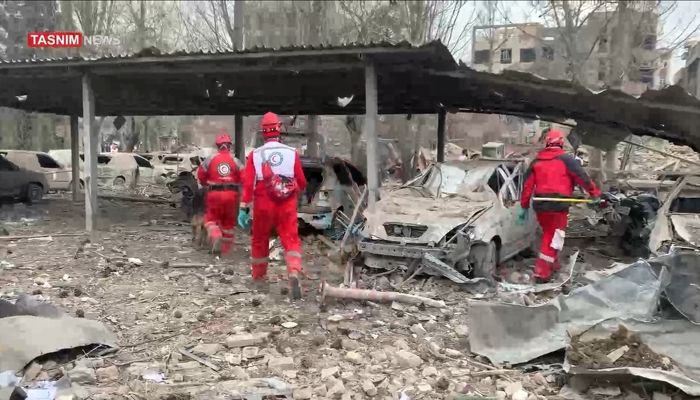 ببینید | گزارش تکان‌دهنده از حمله هوایی به اداره برق پیروزی در شرق تهران