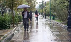 باران و کاهش دما در تهران